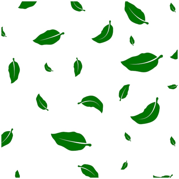 Plik wektorowy ikona tła rozproszonych liści projekt ilustracji wektorowych