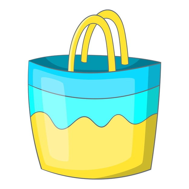 Plik wektorowy ikona torby plażowej ilustracja wektorowa ikony torby plaży do projektowania stron internetowych