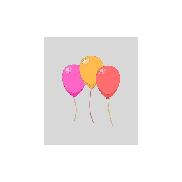 ikona typu wektora balonu