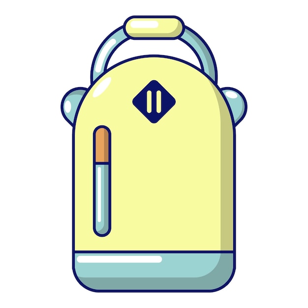 Plik wektorowy ikona uczennicy plecaka ilustracja kreskówka przedstawiająca ikonę wektora uczennicy plecaka dla sieci web