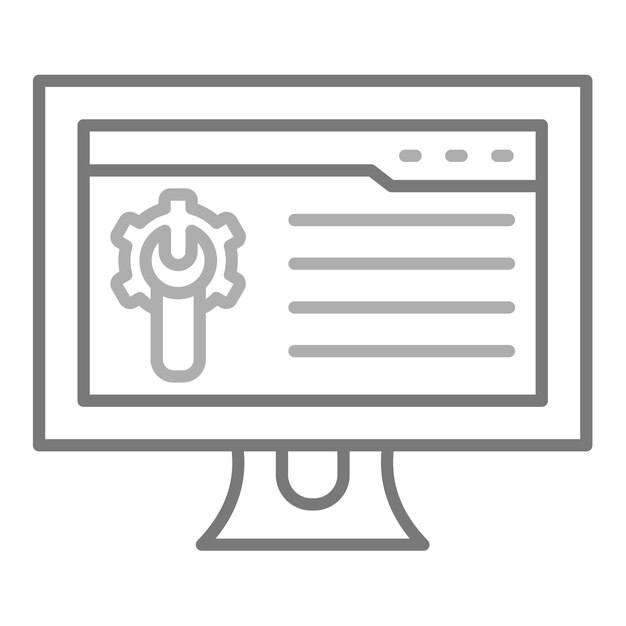 Ikona utrzymania stron internetowych