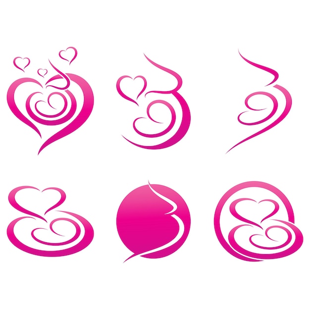 Plik wektorowy ikona wektor szablonu w ciąży