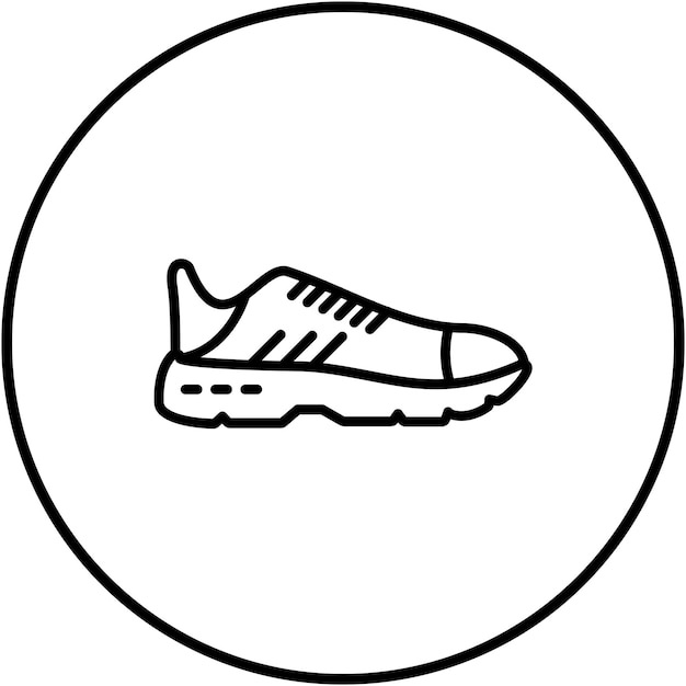 Ikona wektora butów może być używana do zestawu ikon Shoemaker