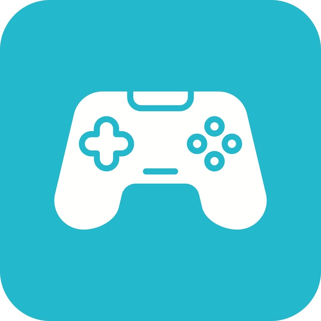 Ikona wektora joysticka może być używana do zestawu ikon rozrywki