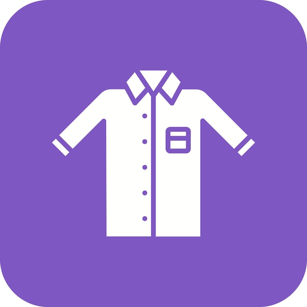 Plik wektorowy ikona wektora koszuli może być używana do zestawu ikon szycia