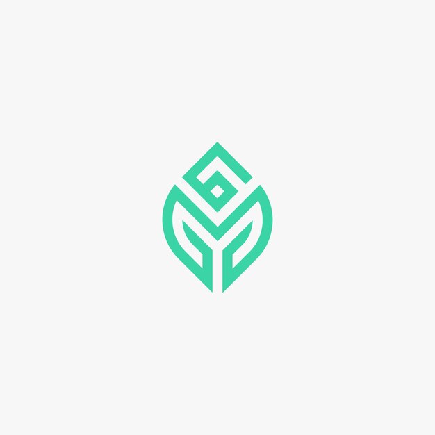 Ikona wektora logo GM