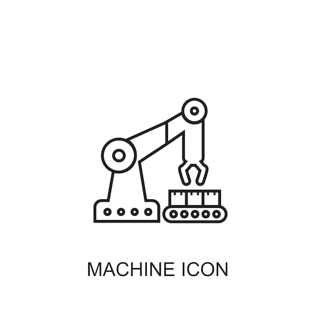 Plik wektorowy ikona wektora maszyny