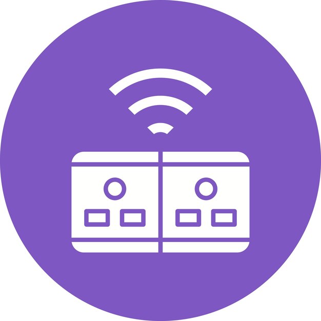 Ikona wektora Smart Socket może być używana do ikony Smart Home
