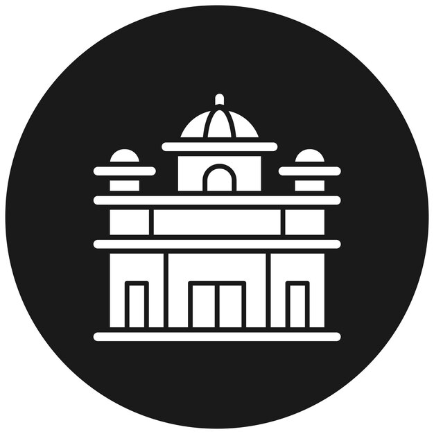 ikona wektora Vaticano Może być używana do zestawu ikon punktów orientacyjnych