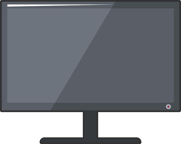 Plik wektorowy ikona wyświetlacza monitora komputera