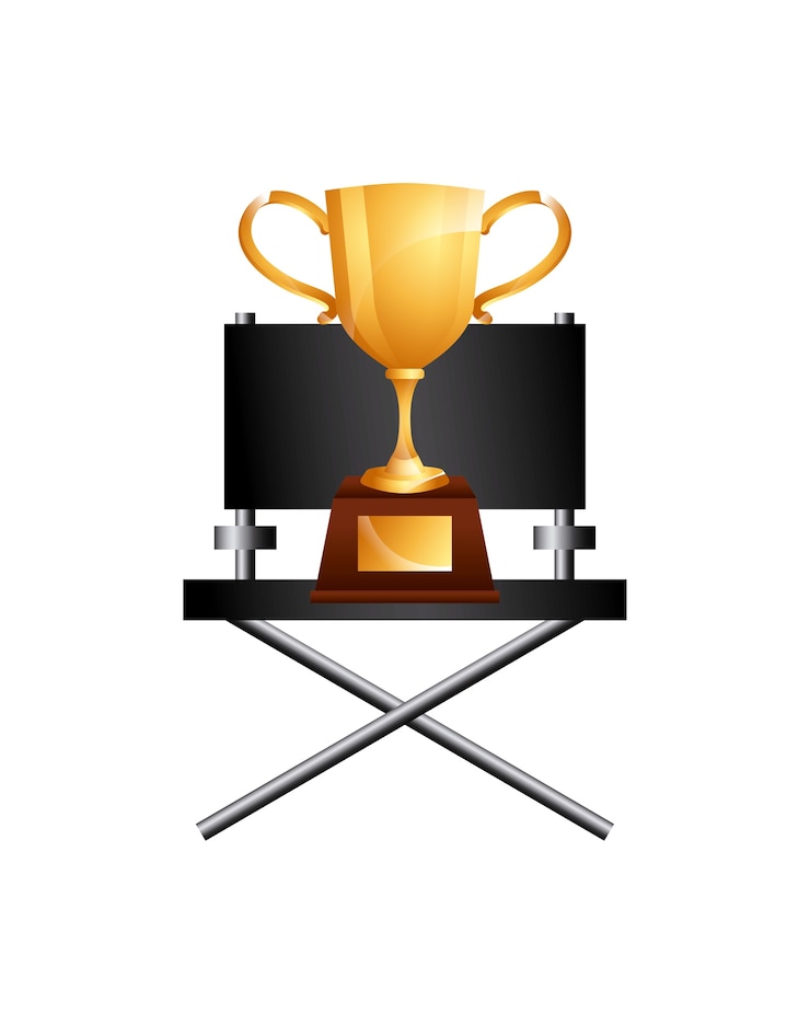 Wektor ikona złoty trofeum