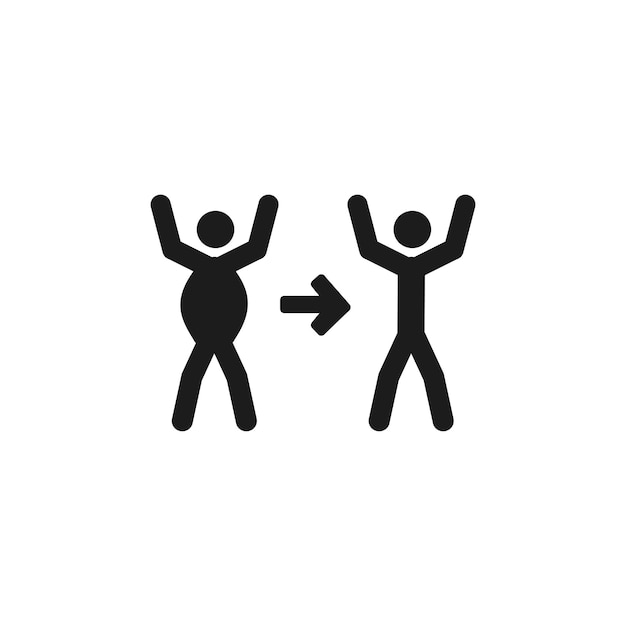 Plik wektorowy ikonę zestawu sport fitness stała ikona stylu glifu