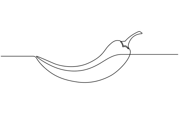 Ikonka pieprzu chili Prosta ilustracja wektorowej ikony pieprza chili