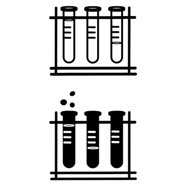 Ikony Probówek Laboratoryjnych