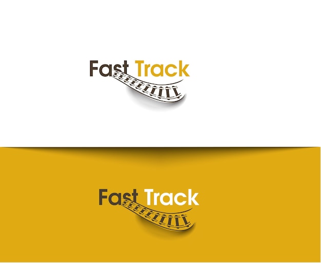 Ikony Sieci Fast Track I Logo Wektorowe