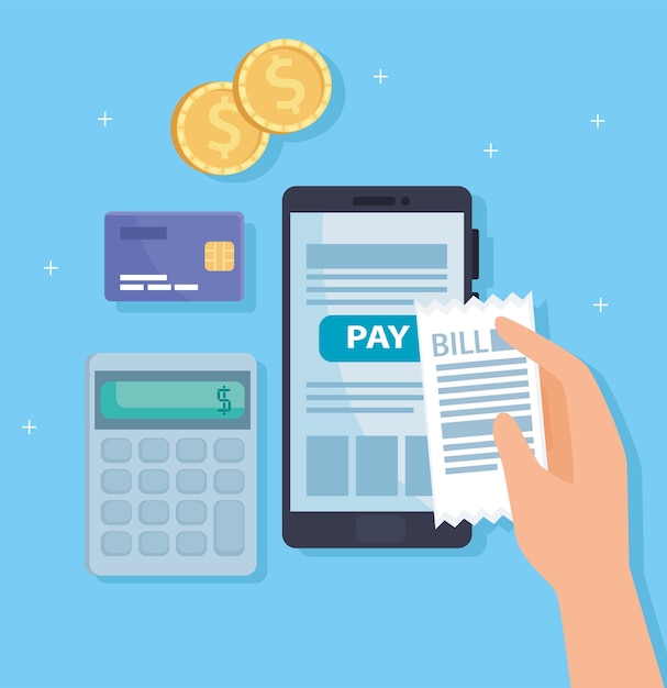 Ikony smartfonów i finansów