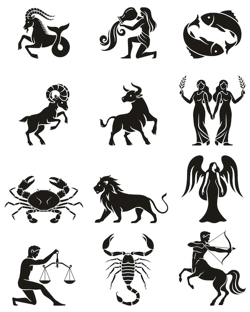 Ikony Znak Zodiaku.