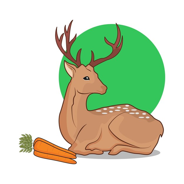 Plik wektorowy illustration of deer