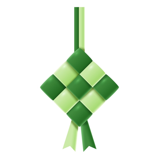 Ilustracja 3d Ilustracji Wektorowych Ketupat