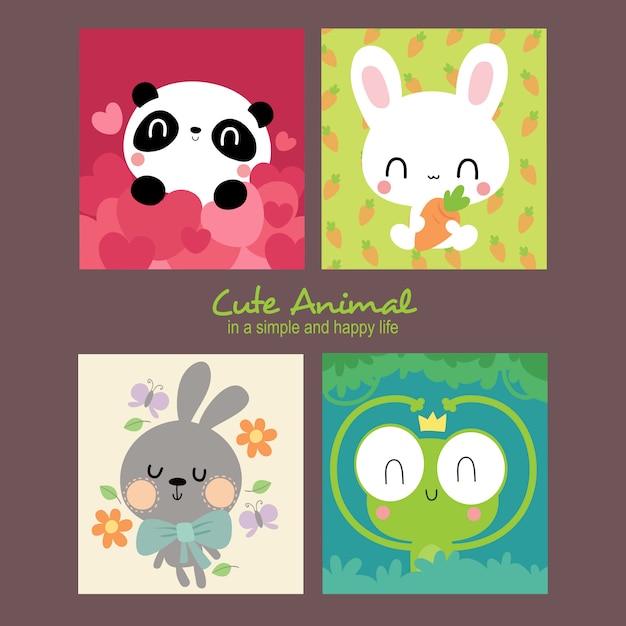 Ilustracja Alice Cute Animals