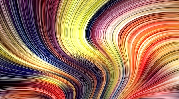 Ilustracja Art Design tła z nowoczesnym kształtem kolorowy przepływu