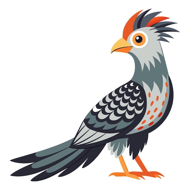 Ilustracja artystyczna wektorowa kukułka