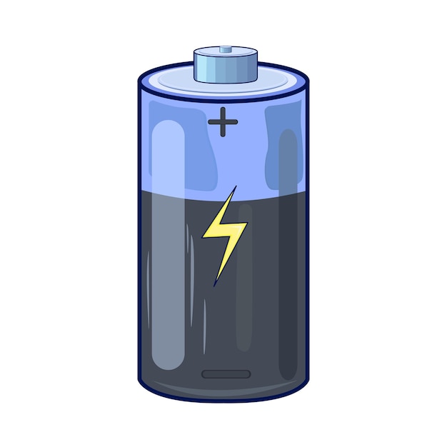Plik wektorowy ilustracja baterii