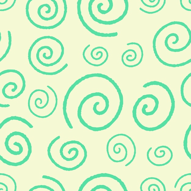 Ilustracja bezszwowego wzoru spiralnego wektora do dekoracji tapet drukowanych
