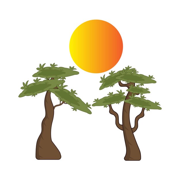 Ilustracja Bonsai