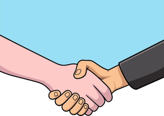 Plik wektorowy ilustracja business unitysymbol uścisku ręki firmy