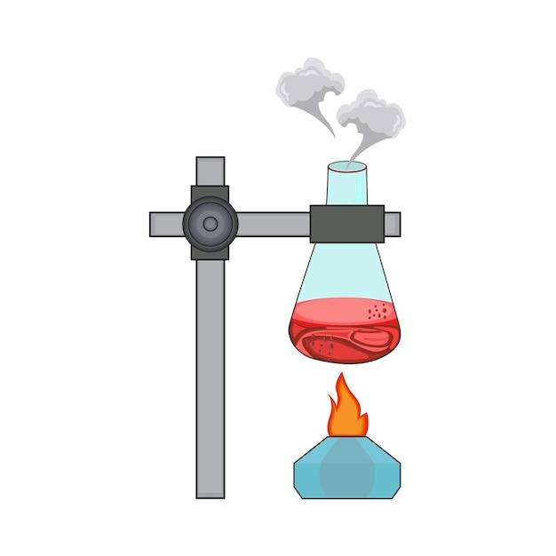 Plik wektorowy ilustracja chemii