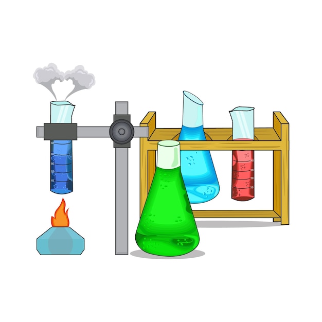 Plik wektorowy ilustracja chemii