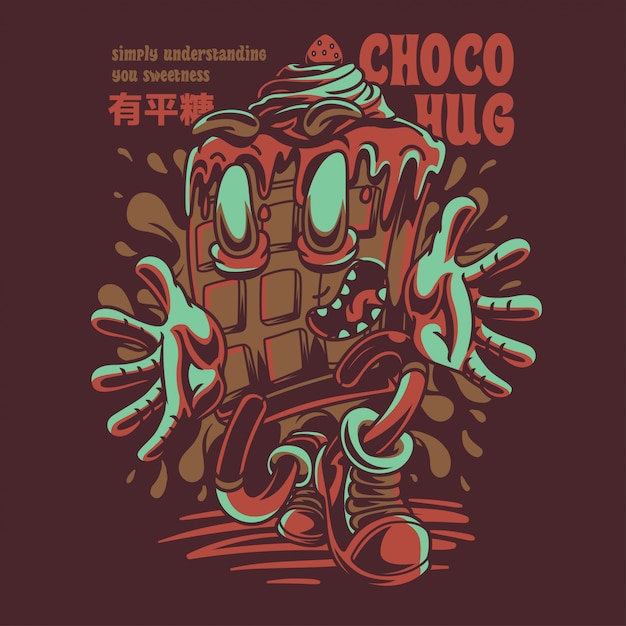 Ilustracja Choco Hug