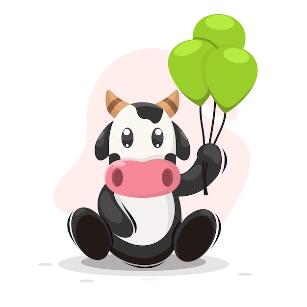 Ilustracja Cute Cow