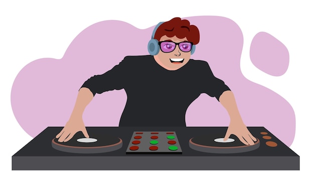 Ilustracja Dj