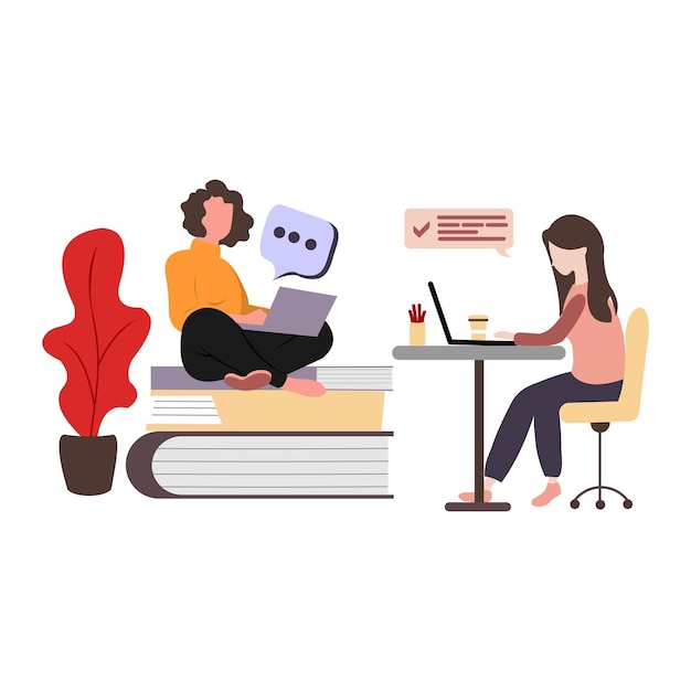 ilustracja do nauki online