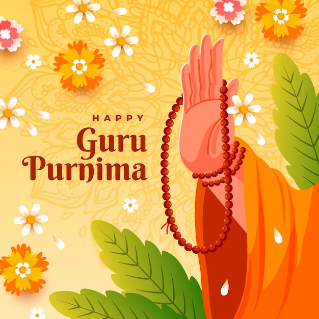 Ilustracja Do Obchodów Guru Purnima