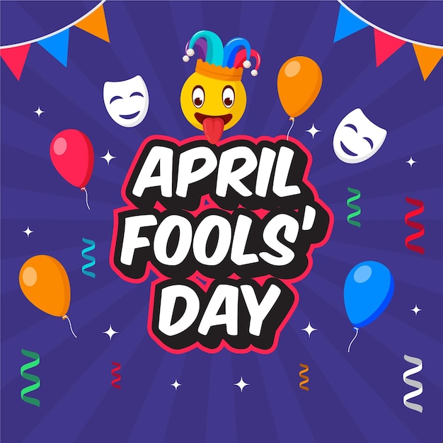 Ilustracja dzień prima aprilis