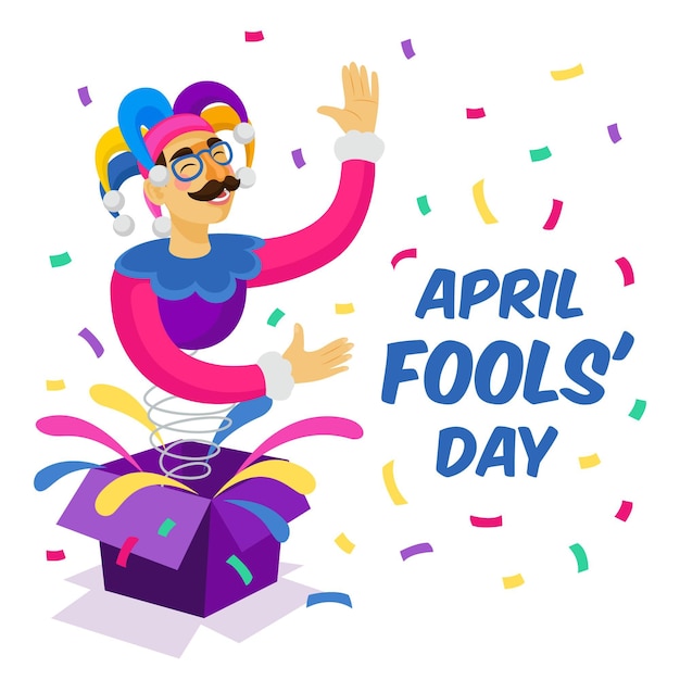 Ilustracja dzień prima aprilis