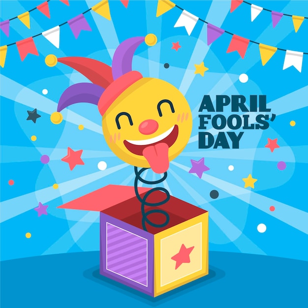 Ilustracja dzień prima aprilis