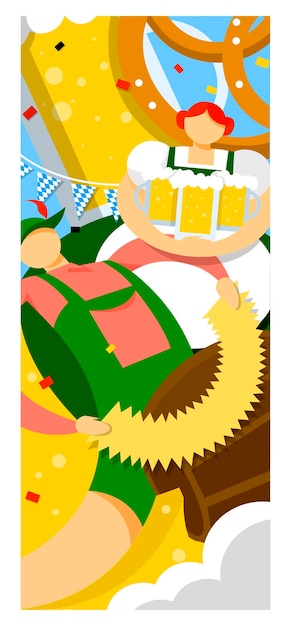 Ilustracja Elementów Oktoberfest