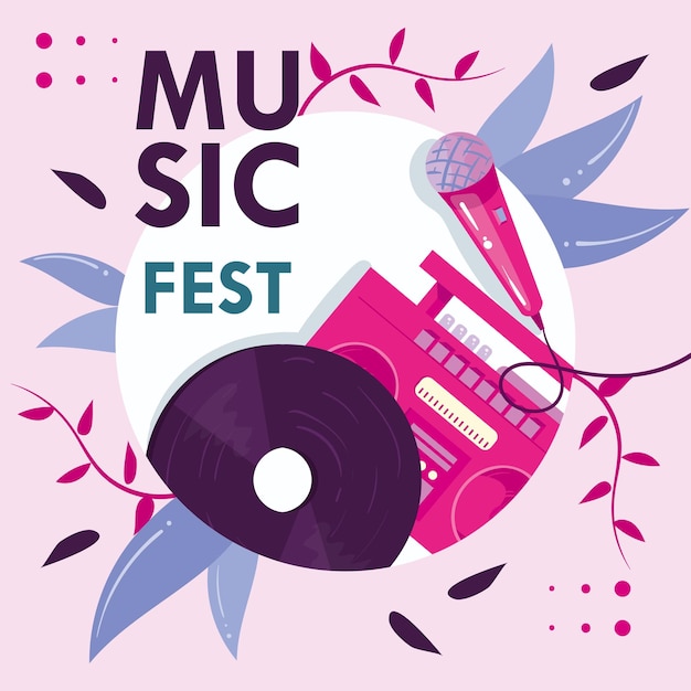 Ilustracja festiwal muzyczny