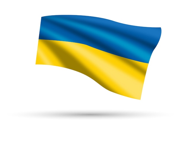 Ilustracja flagi Ukrainy