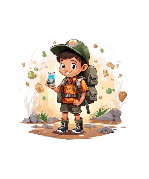 Ilustracja Geocachingu