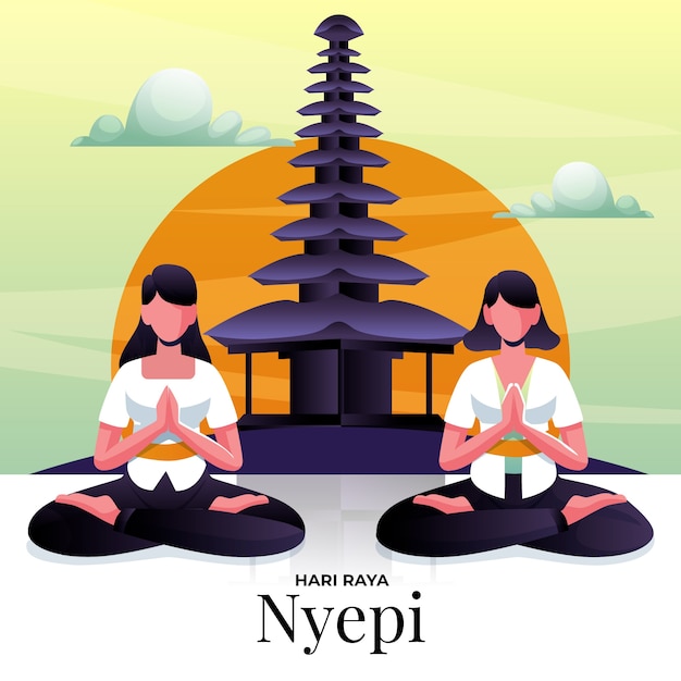 Ilustracja gradientu nyepi