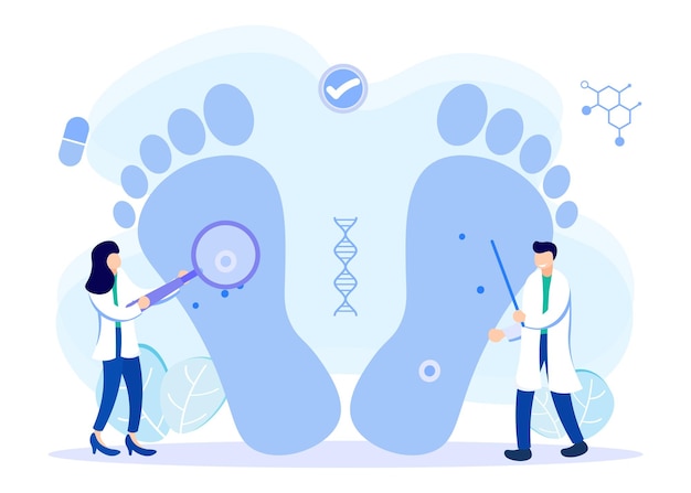 Ilustracja Graficzna Wektorowa Charakterystyczna Dla Diagnozy