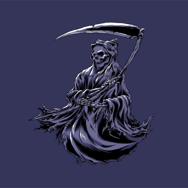 Plik wektorowy ilustracja grim reaper