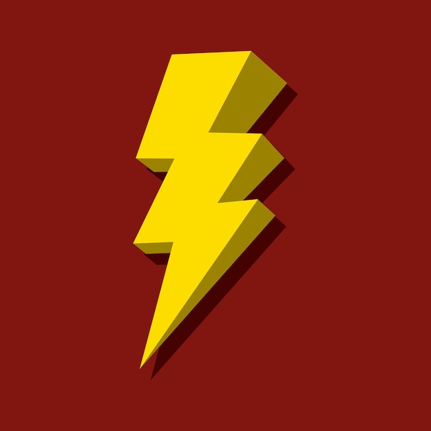 Ilustracja i grafika dynamicznego wektora Thunderbolt