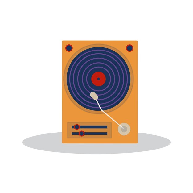 ilustracja ikony odtwarzacza muzyki klasycznej fonografu