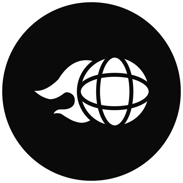 Ilustracja ikony wektora prędkości sieci Networking Iconset